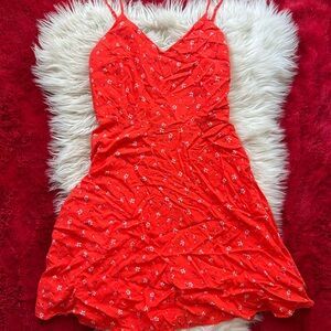 GAP Red Floral Dress